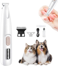 Load image into Gallery viewer, Dog Paw Trimmer with LED Light & Display - GlowPaws™